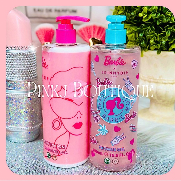 Barbie Bath & Body Barbie X Skinny Dip London Shower Gelbody Lotion Set Skin Care Bundle